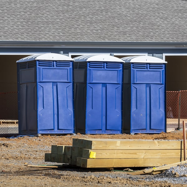 are there any additional fees associated with porta potty delivery and pickup in Goodlow